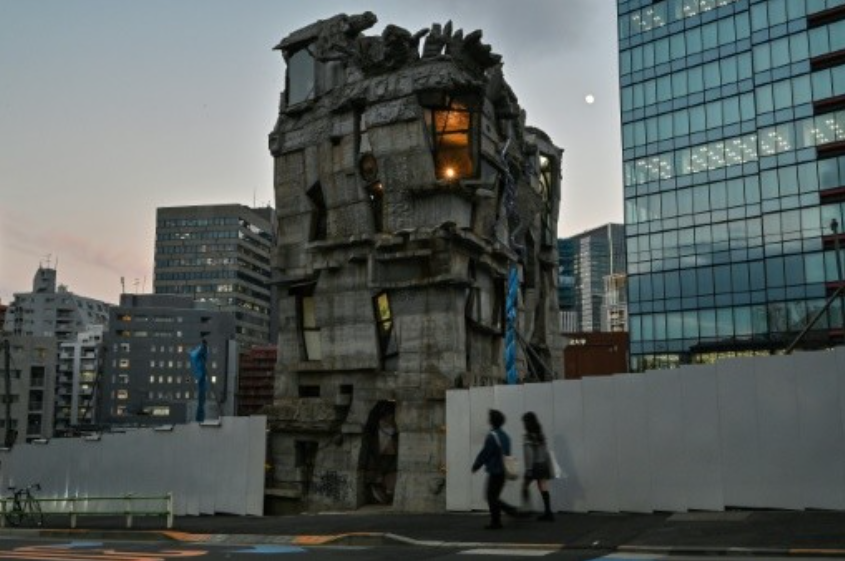 Hand-built fantasy tower brings value to Tokyo, creator says